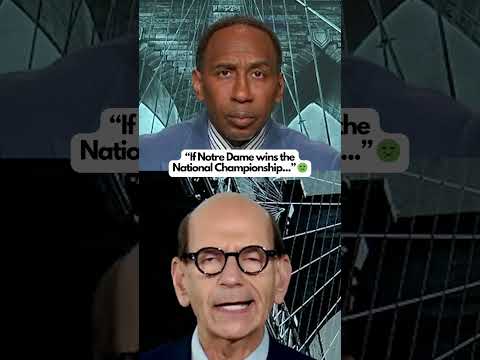 More information about "Stephen A. & Paul Finebaum GOT INTO IT debating Notre Dame's brand value 👀"