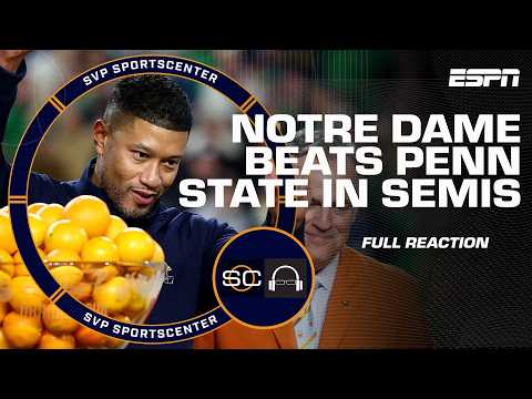 More information about "Orange Bowl FULL REACTION 🍊 Notre Dame tops Penn State in CFP semifinal thriller | SC with SVP"