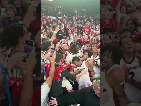 More information about "Georgia celebrates in the stands after beating No. 8 Kentucky 🙌"