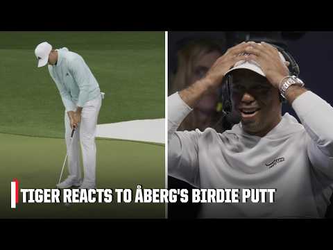 More information about "Tiger Woods couldn’t believe Ludvig Åberg's 32-foot birdie putt | TGL on ESPN"