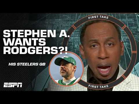 More information about "Stephen A. GOES BACK on his Steelers take 🗣️ WE SHOULD SIGN AARON RODGERS! 😯 | First Take"