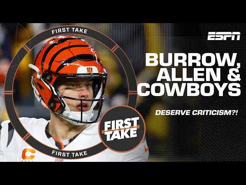 More information about "Joe Burrow & Josh Allen CRITICISM for being ringless + Cowboys are quiet in free agency | First Take"