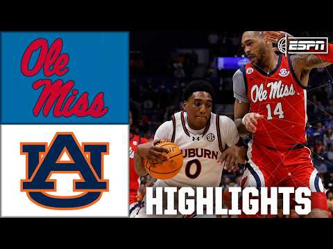 More information about "SEC Quarterfinal: Ole Miss Rebels vs. Auburn Tigers | Full Game Highlights | ESPN College Basketball"