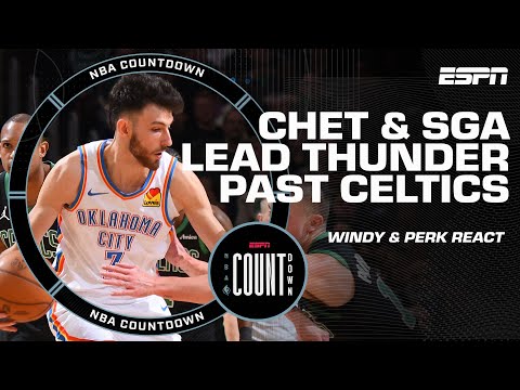 More information about "OKC showed they belong! – Perk reacts to Thunder vs. Celtics | NBA Countdown"