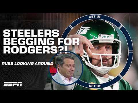 More information about "Steelers think Aaron Rodgers IS A LOCK? 🔒 'THEY'RE BEGGING HIM!' - Dan Graziano | Get Up"